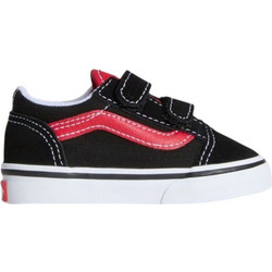 Vans Old Skool Παιδικά Sneakers Μαύρα Κόκκινα VN000CTGY09