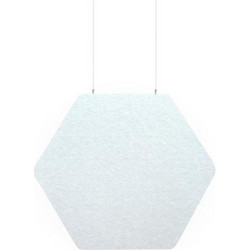 Acustico Audiodesigner Ecobaffle Hexagon Lato Ηχοαπορροφητικά Πάνελ 4τμχ Λευκά