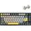 Ajazz AK820 Pro Ασύρματο Μηχανικό Gaming Πληκτρολόγιο TenKeyLess με Ajazz Gift Διακόπτες RGB Grey