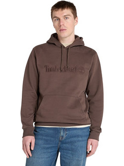 Timberland Tonal Ανδρικό Φούτερ με Κουκούλα & Τσέπες Σοκολατί TB0A6VFJ243