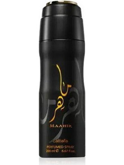 Lattafa Maahir Black Ανδρικό Αποσμητικό Spray Χωρίς Αλουμίνιο 200ml