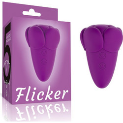 Flicker Vibrator Κλειτοριδικός Δονητής Μωβ