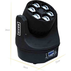 ArtSound AL-610MB Mini Bee Φωτορυθμικό Προβολέας Beam LED με Ρομποτική Κεφαλή RGBW