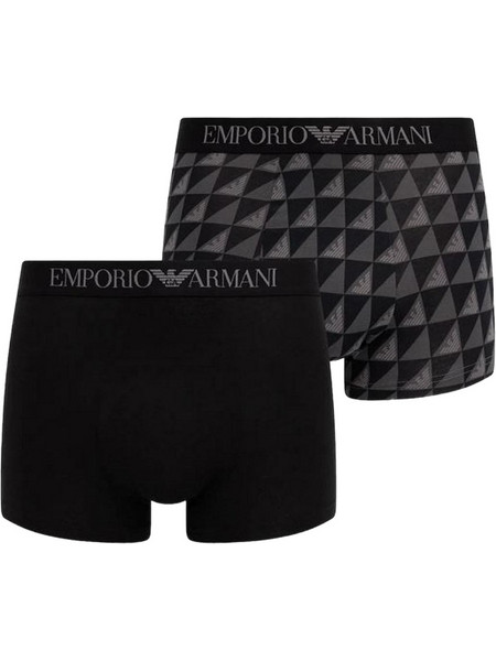 Emporio Armani Ανδρικά Μποξεράκια Σετ 2Pack Μαύρα EM001014AF14994-MC271