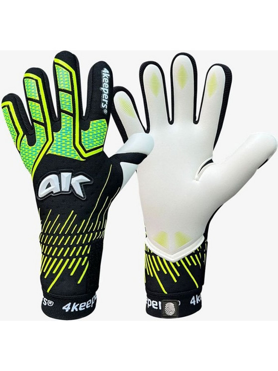 4Keepers Neo Volt NC Παιδικά Γάντια Τερματοφύλακα Lime Μαύρα S983668