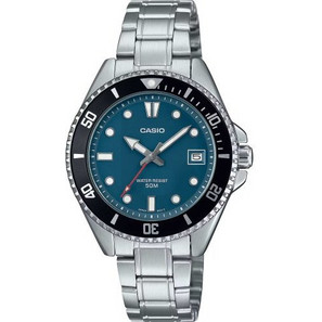 Casio Ανδρικό Ρολόι με Ασημί Μεταλλικό Μπρασελέ MDV-10D-2A1VDF