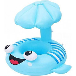 Βρεφικό Σωσίβιο Swimtrainer με Σκίαστρο για 12+ Μηνών Γαλάζιο 170259