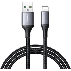 Joyroom S-A28 Flash Series Braided USB-A to Lightning Cable 1m Black 6956116798000