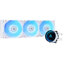 Chieftec Iceberg 360 White Υδρόψυξη CPU 120mm RGB για Socket AM2 / AM2+ / AM3 / AM3+ / FM1 / FM2 / 115x / AM4 / FM2+ / 1200 / 1700 / AM5 / 1851