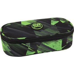 CoolPack Campus Green Mirror Κασετίνα Μαύρη Πράσινη F062920