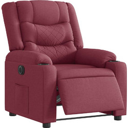 vidaXL Πολυθρόνα Relax Ανακλινόμενη Μπορντό 3310247