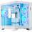 Chieftec Visio White Gaming Cube Κουτί Υπολογιστή RGB με Πλαϊνό Παράθυρο