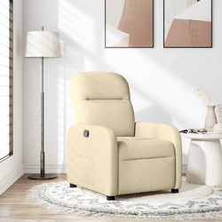 vidaXL Πολυθρόνα Relax Ανακλινόμενη Μπεζ 4015530