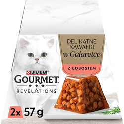 Purina Gourmet Revelations with Salmon in Jelly 2x57gr
