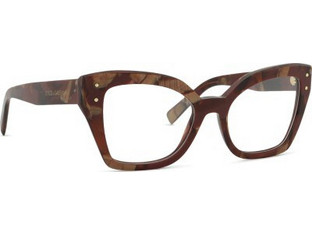 Dolce & Gabbana DG3386 3462 Γυναικείος Σκελετός Γυαλιών Οράσεως Κοκάλινος Καφέ
