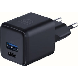 3mk Hyper Φορτιστής χωρίς Καλώδιο με Θύρα USB-A & Θύρα USB-C 20W Quick Charge 4.0+ & Power Delivery Black