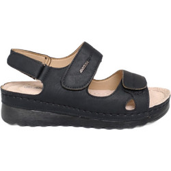 Antrin Ανατομικές Καλοκαιρινές Γυναικείες Πλατφόρμες Χαμηλές Μαύρες 28.ARMONIA-170