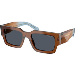 Prada PRB17S2 5F70B Γυναικεία Γυαλιά Ηλίου Τετράγωνα Κοκάλινα Καφέ με Μαύρο Φακό