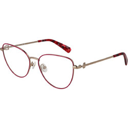 Longchamp LO2158 718 Γυναικείος Σκελετός Γυαλιών Οράσεως Μεταλλικός Χρυσός Κόκκινος