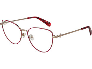 Longchamp LO2158 718 Γυναικείος Σκελετός Γυαλιών Οράσεως Μεταλλικός Χρυσός Κόκκινος