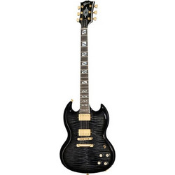 Gibson SG Supreme Ηλεκτρική Κιθάρα Double Cut με Μαγνήτες HH & Ταστιέρα Ebony Translucent Ebony Burst