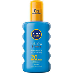 Nivea Protect & Bronze Αντηλιακό Λάδι Σώματος SPF20 6x200ml