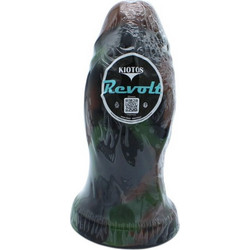 Kiotos Green Revolut Green Army 07 Large Dildo με Βεντούζα 21.5cm Καφέ Πράσινο