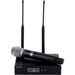 Shure QLXD24/Beta87A G51 Σετ Ασύρματο Πυκνωτικό Μικρόφωνο Χειρός XLR