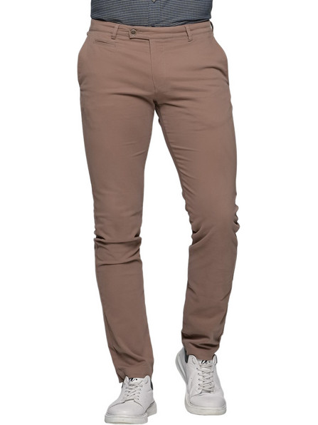 Bugatti Ανδρικό Παντελόνι Chino Ελαστικό Slim Εφαρμογή Ταμπά 4134-26380-50