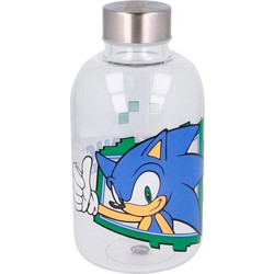 Stor Sonic the Hedgehog Παιδικό Παγούρι Γυάλινο Διαφανές 620ml