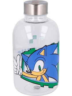 Stor Sonic the Hedgehog Παιδικό Παγούρι Γυάλινο Διαφανές 620ml