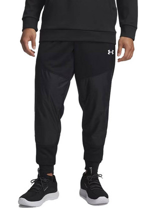 Under Armour Ανδρικό Παντελόνι Φόρμας Fleece με Λάστιχο Μαύρο 6005695-001