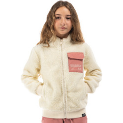 District75 Παιδική Ζακέτα Fleece με Φερμουάρ Μπεζ Ροζ 225KGHZ-591-092