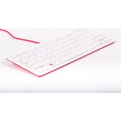 Raspberry Pi Official White Red Πληκτρολόγιο