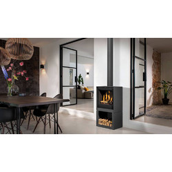 Barbas Bellfires Box Gas 55 Ενεργειακό Τζάκι Αερόθερμο Αερίου Ίσιο 5kW