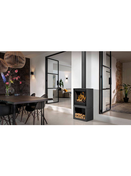 Barbas Bellfires Box Gas 55 Ενεργειακό Τζάκι Αερόθερμο Αερίου Ίσιο 5kW