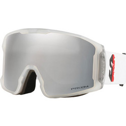 Oakley Line Miner L OO7070-B2 Μάσκα Σκι & Snowboard Ενηλίκων Λευκή με Φακό Καθρέπτη Aσημί