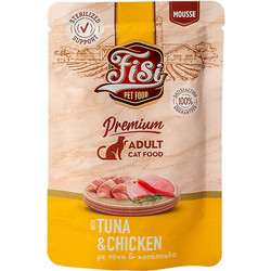 FISI Adult Sterilised Mousse with Tuna & Chicken 80gr