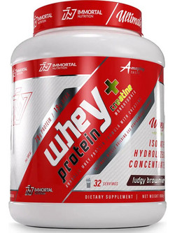 Immortal Nutrition Whey & Creatine Fudgy Brownie Πρωτεΐνη Ορού Γάλακτος Γράμμωσης 1kg