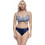 Lucero Bikini Set με Ενίσχυση Navy Μπλε Λευκό 180855F