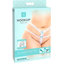 Pipedream Hook Up Panties Πρωκτική Σφήνα Diamond Plug Πράσινη D-230551