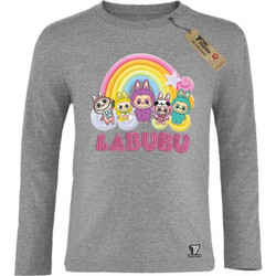 Takeposition Labubu Παιδικό T-Shirt Μακρυμάνικο Γκρι 814-1441