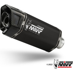 MIVV SR-1 Τελικό Εξάτμισης για Kymco AK 550 Black Titanium