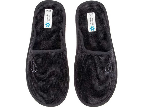 Amaryllis Slippers Χειμερινές Ανδρικές Παντόφλες Μαύρες 5311-25