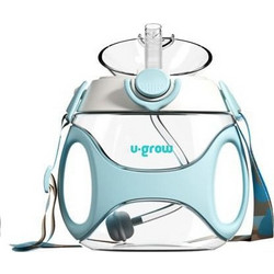 U-Grow Ποτηράκι Πλαστικό Μπλε 12m+ 330ml
