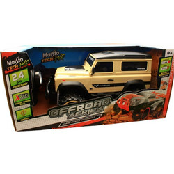Maisto Τηλεκατευθυνόμενο Τζιπ Off Road Land Rover Defender 1:16 Μπεζ 82705BN