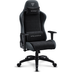 SENSE7 Spellcaster FUKU XL Καρέκλα Gaming Δερματίνης με Ρυθμιζόμενα Μπράτσα Μαύρη 5902659845221