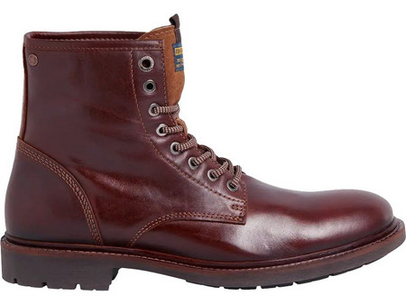 Jack & Jones Ανδρικά Αρβυλάκια Δερμάτινα Μπορντό 12215613