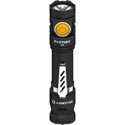 Armytek Partner C2 F07802C Επαναφορτιζόμενος Φακός Led Αδιάβροχος IP68 με Μαγνήτη 1100lm