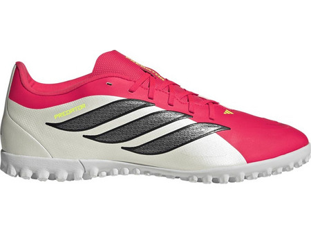 Adidas Predator Club TF JS0356 Ποδοσφαιρικά Παπούτσια με Σχάρα Μπεζ Κόκκινα